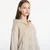 Mikina Patta Loopback Logo Zip Hooded Sweater UNISEX Irish Cream M
