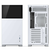 Jonsbo D41 Screen ATX Case, Tempered Glass - bel