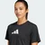 ADIDAS PERFORMANCE Funkcionalna majica Essentials črna/bela