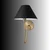 Opviq zidna lampa Emin 20561, 1 × E14, antik