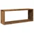 Zidne kockaste police 6 kom Staro drvo 60x15x23 cm