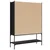 Regal za knjige crni 102 x 30 x 141,5 cm od konstruiranog drva