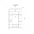 HANAH HOME Ormar mat beli Rb 185 11 (167RAB1205)
