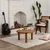 HANAH HOME Ida 70 Klub sto, 70x40x70cm, Hrast