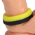 Doc Johnson Rock Solid The Big O Cockring Black-Yellow