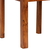 vidaXL Blagovaonske stolice od masivnog drva s obradom od šišama 4 kom moderne (2x245645)