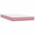 Vidaxl Box Spring postelja z vzmetnico Pink 120x220 cm Velvet