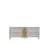 Hanah Home komoda Salkim 180, 180 cm, bela / travertin / srebrna