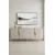 Hanah Home komoda Evva 150, 150 cm, antracit / zlatna / travertin