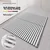Farleenhomes Prostirka za kupatilo, 40x65cm, Bela