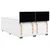 Vidaxl Box spring postelja z vzmetnico bel 140x200 cm umetno usnje