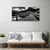 tulup.si Slika na platnu Pier black and white lake 100x50 cm