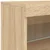 Komoda s LED svjetlima boja hrasta sonome 162 x 37 x 67 cm