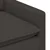 Vidaxl Kavč Temno siva 156 x 81 x 87,5 cm Blago