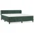 Vidaxl Box spring postelja z vzmetnico temno zelena 180x200 cm žamet