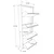 HANAH HOME Ormar za cipele Garda 4 Black