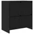 Kreveta 2 pcs Crni hrast 70 x 41 x 75 cm Konstruirano drvo