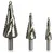 Rapid Set 3x HSS konusnih svedrov 4-30mm - spiralna povrtala