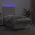 Vidaxl Box spring postelja z vzmetnico LED kapučino 90x200 cm