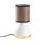 Opviq Stona lampa 8002, 17x17x33 cm, IP20, Smeđe-bela