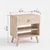 Hanah Home noćni ormarić Koko, 60 cm, travertin