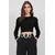 Trend Alacati Stili Ženska bluza Alc-X14924, Crna