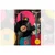 Tapeta pisane retro vinilne plošče - 196x270