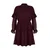 Trendyol Curve Ženska haljina Tbbaw26Ah00003, Bordo