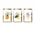 Wallity Slika Huhu395, 30x40 cm, 3 dela
