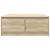 stol za kavu s ladicama sonoma hrast 100x100x40 cm