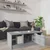 Stolić za kavu boja hrasta 102x50x36 cm konstruirano drvo