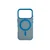 Silikonska futrola Magsafe FLURO COLOR Iphone 17 Pro Max PLAVA