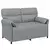 Sofa 100% poliester, metalna konstrukcija, MDF, Šperploča