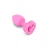b-Vibe Vibrating Heart Plug S/M Pink