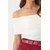 Bianco Lucci Ženska bluza na kratake rukave 60284012, Brod izrez, Bela