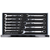 KS Tools sanduk za alat sa 1/4+1/2 CHROMEplus univerzalnim setom alata, 99-delni 918.0200