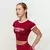 GymBeam Women‘s Varsity T-Shirt Red
