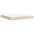 Vidaxl Box spring postelja z vzmetnico krem 180x200 cm blago