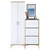 Hanah Home ormar za predsoblje EA137 2871, 120 cm, orah / beli