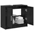 Kupaonski ormar Crni hrast 63 x 29 x 55 cm Konstruirano drvo