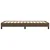 Vidaxl Posteljni okvir brez vzmetnice temno rjav 100x200 cm blago