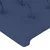 Vidaxl vidaXL Vzglavje postelje z LED modro 163x16x118/128 cm blago