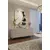 HANAH HOME Komoda Lessi 150 White Travertine Gold