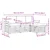 Set vanjskih sofa s jastukom 4 pcs Prirodna i bež