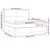 vidaXL Box spring postelja z vzmetnico temno zelena 160x200 cm žamet