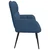 Vidaxl Kavč za 2 osebi Modra 115 x 61 x 87 cm Blago