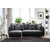 ATELIER DEL SOFA Ugaona garnitura Puffy Anthracite