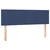 Vidaxl Box spring postelja z vzmetnico moder 140x190 cm blago