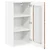 Vidaxl Stenski stekleni omarica LUCCA Star les 40 x 31 x 80 cm