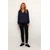 Kaffe Bluza Lissa temno modra